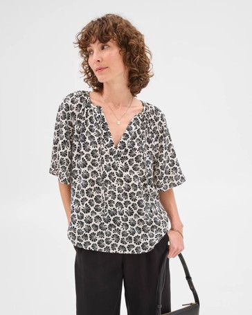 Flutter Sleeve Blouse - Preview