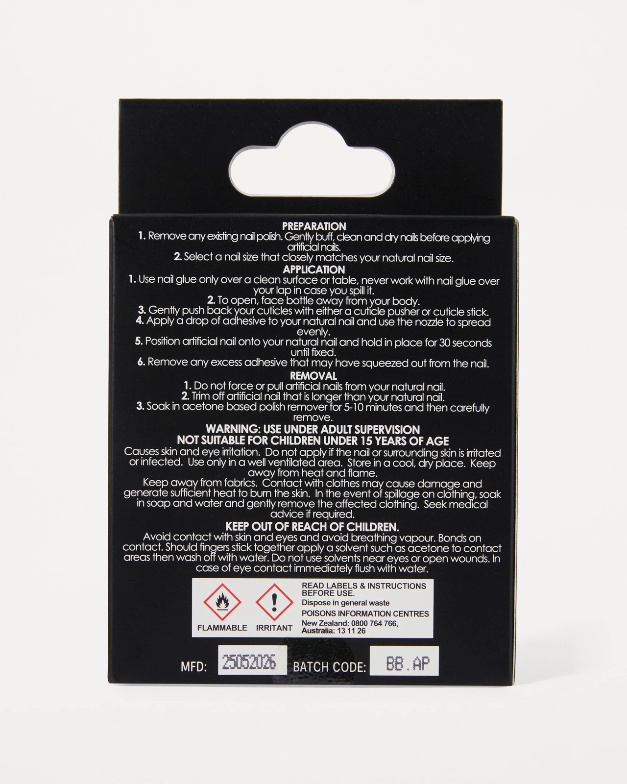 OXX Beauty 24 Pack Artificial Nails with Adhesive, Pointed Stiletto Shape - 3D 4 of 4