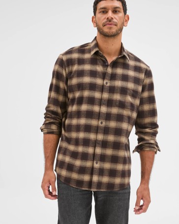 Australian Cotton Long Sleeve Flannelette Shirt