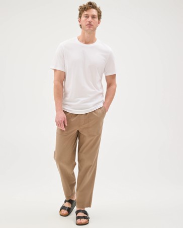 Elastic Waist Beach Pants