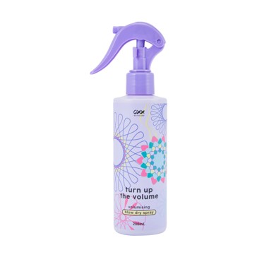 Turn Up the Volume Volumising Blow Dry Spray 200ml, Vanilla & Violet Scented - OXX Haircare