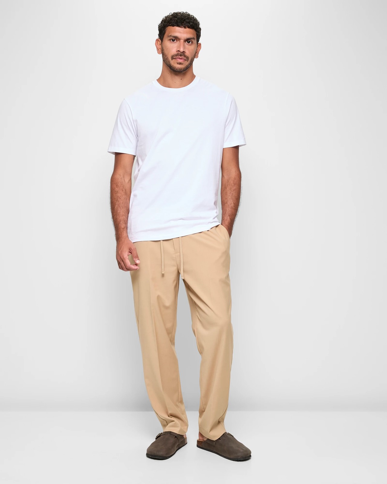 Relaxed Elastic Waist Pants - Preview 2 of 5