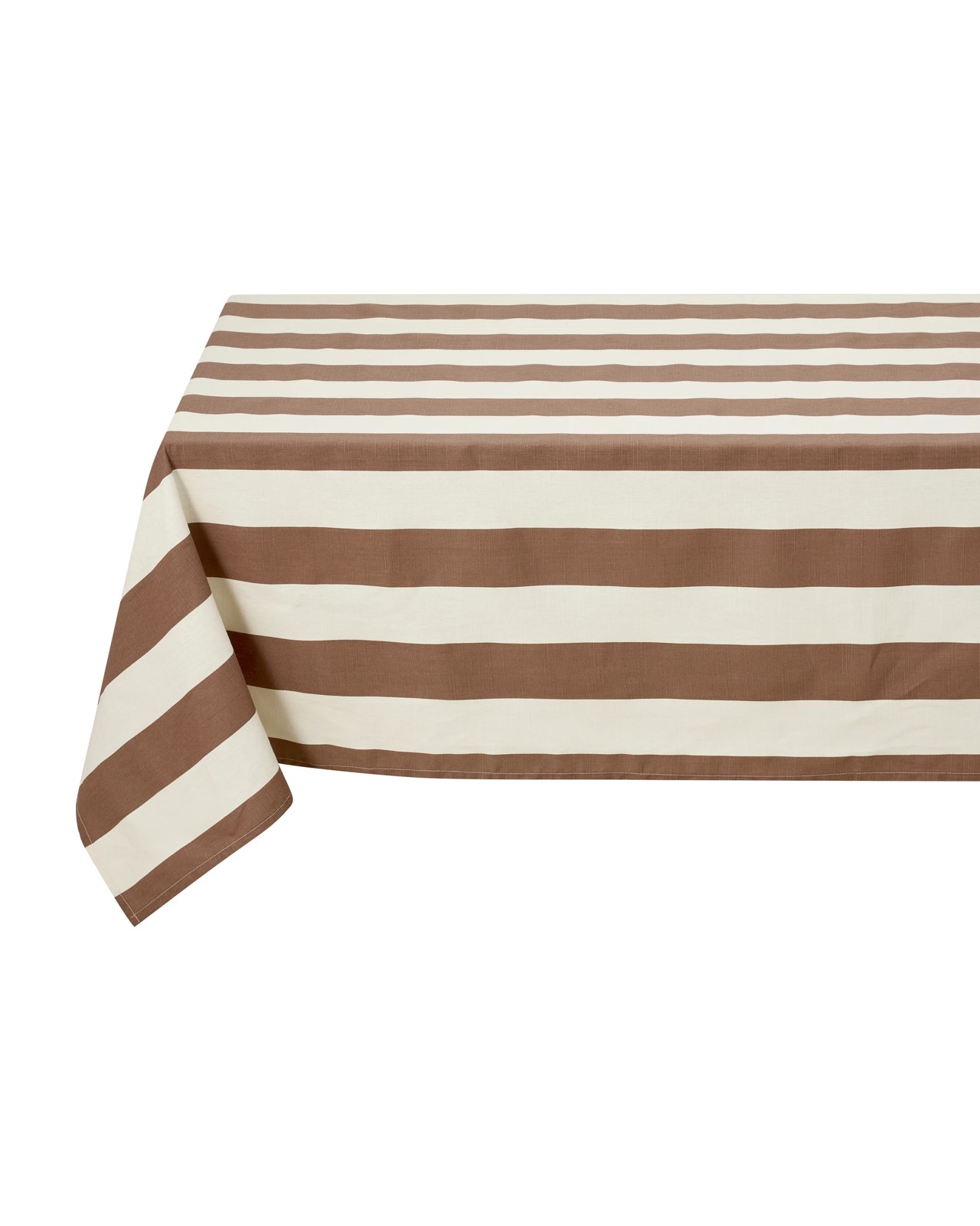 Anko Extra Large Mocha Stripe Tablecloth 2 of 4