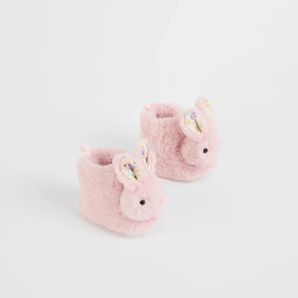 Baby Novelty Ditsy Bunny Slipper Boots