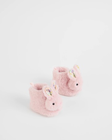 Baby Novelty Ditsy Bunny Slipper Boots