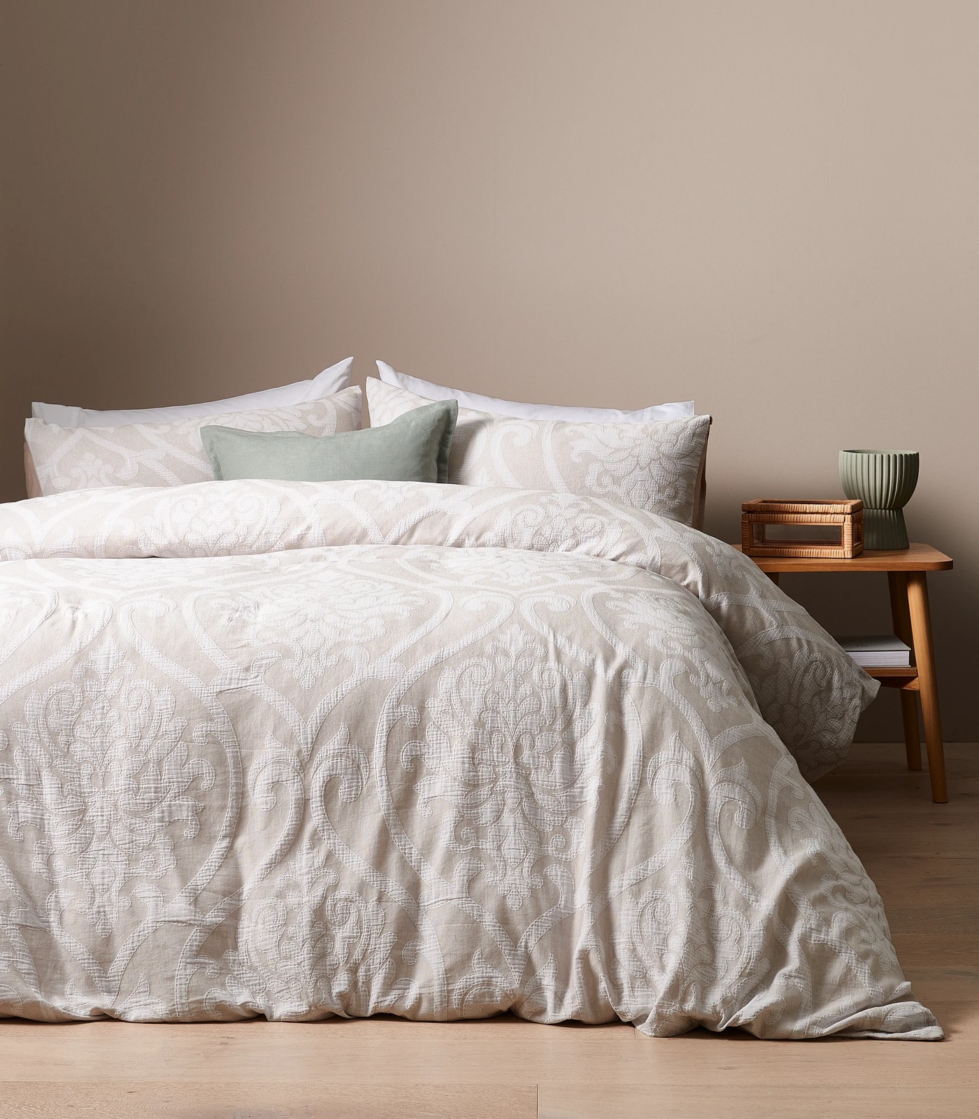 Rosaline Washed Linen Bedding Set