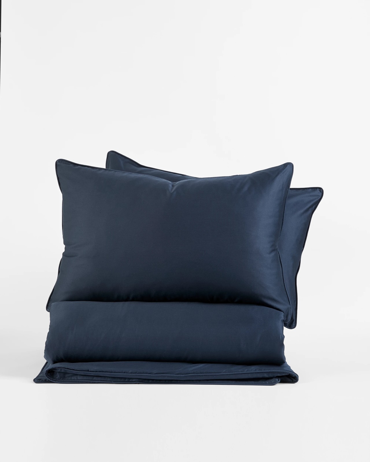 Eden Luxury Egyptian Cotton Quilt Cover Set - Navy 5 of 6