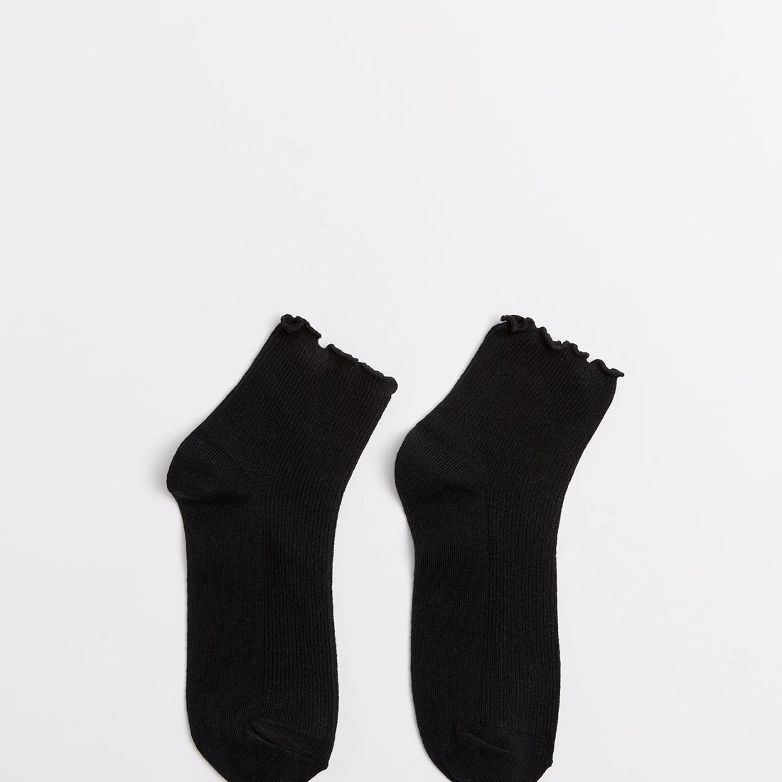 Quarter Crew Frill Socks ACLab Black Target Australia