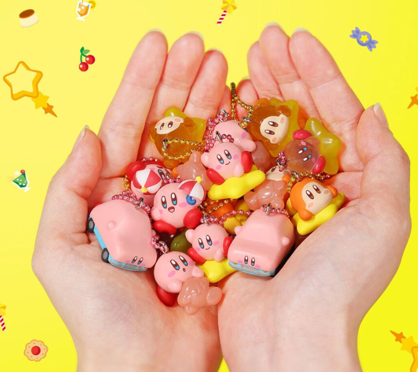 Bandai Shokugan Kirby Mascot Blind Keychain - Assorted 5 of 5
