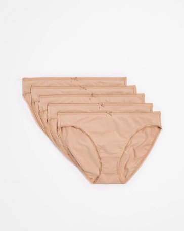 5 Pack Cotton/Elastane Bikini Briefs