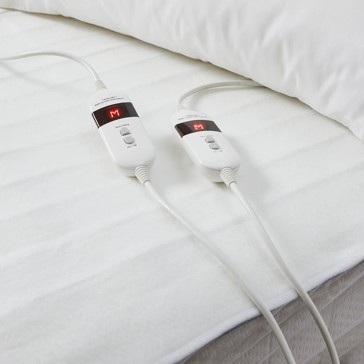 Anko Fitted Electric Blanket, Double Bed - White