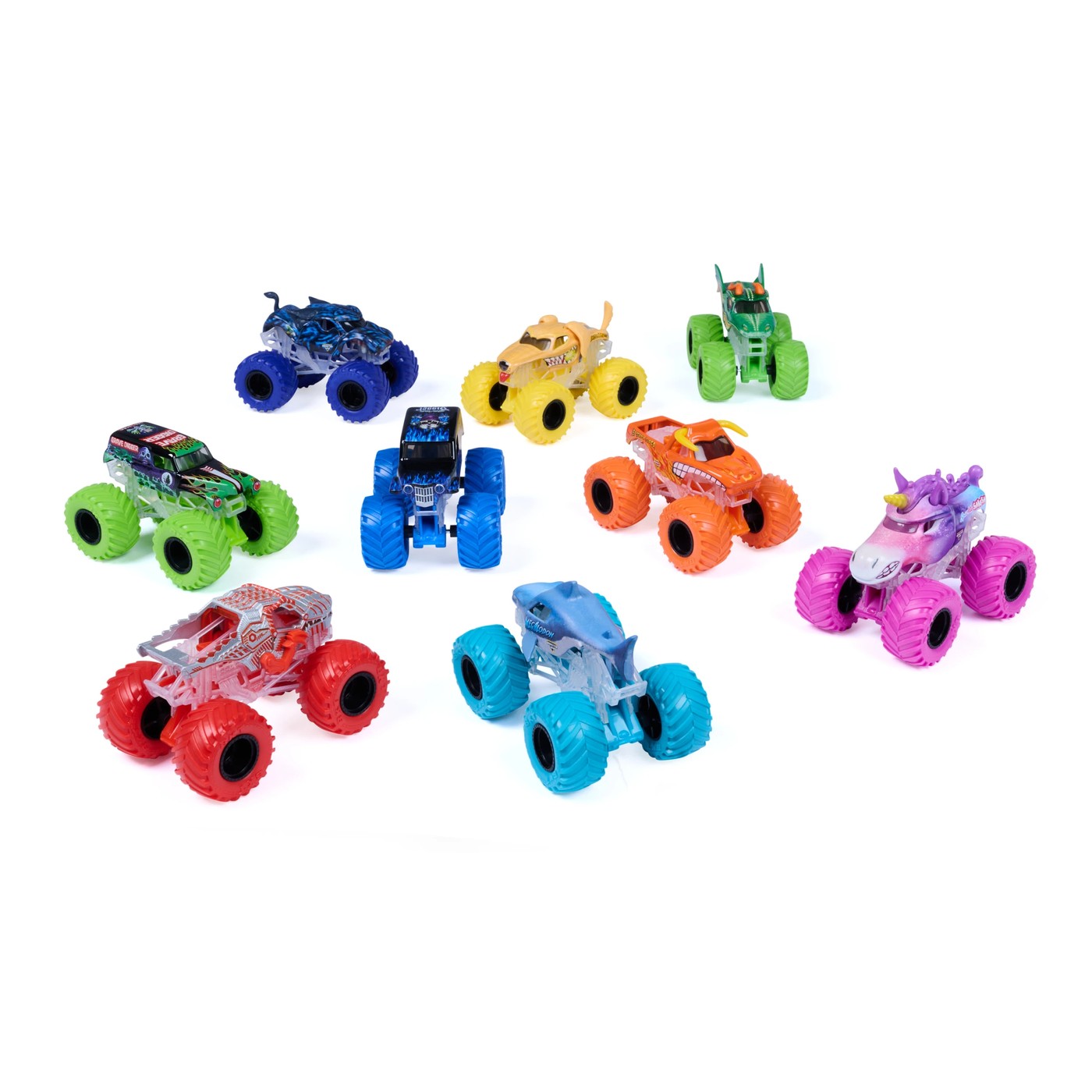 Monster Jam Official 9 Pack 1:64 Scale Die-Cast Monster Trucks 2 of 6
