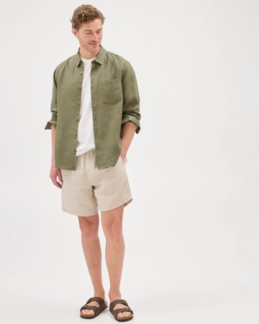 European Linen Long Sleeve Shirt