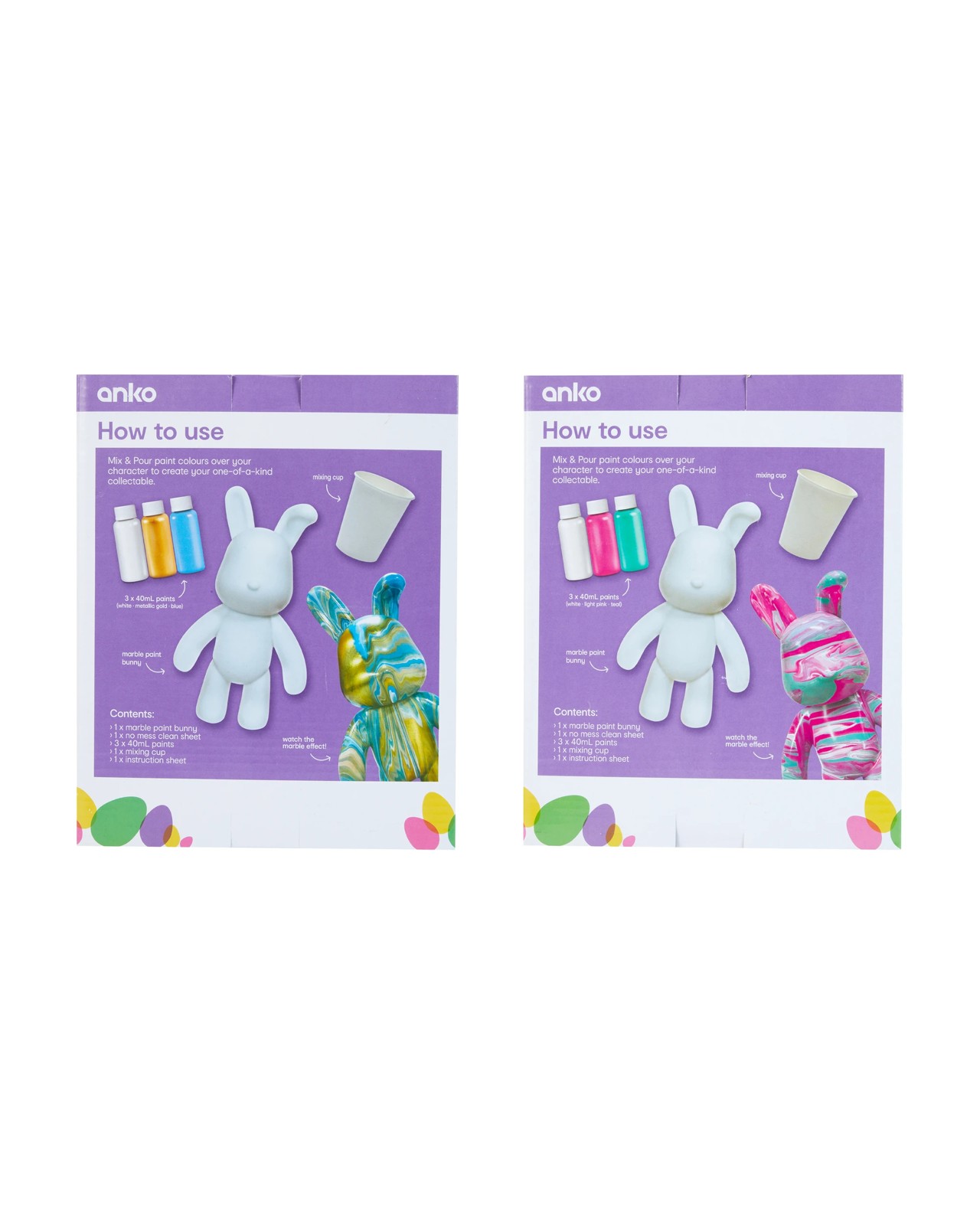 Anko Marble Paint Bunny - Assorted 4 of 4