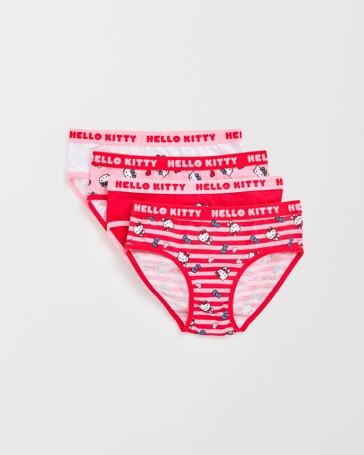 Hello Kitty 4 Pack Younger Girls Midi Briefs