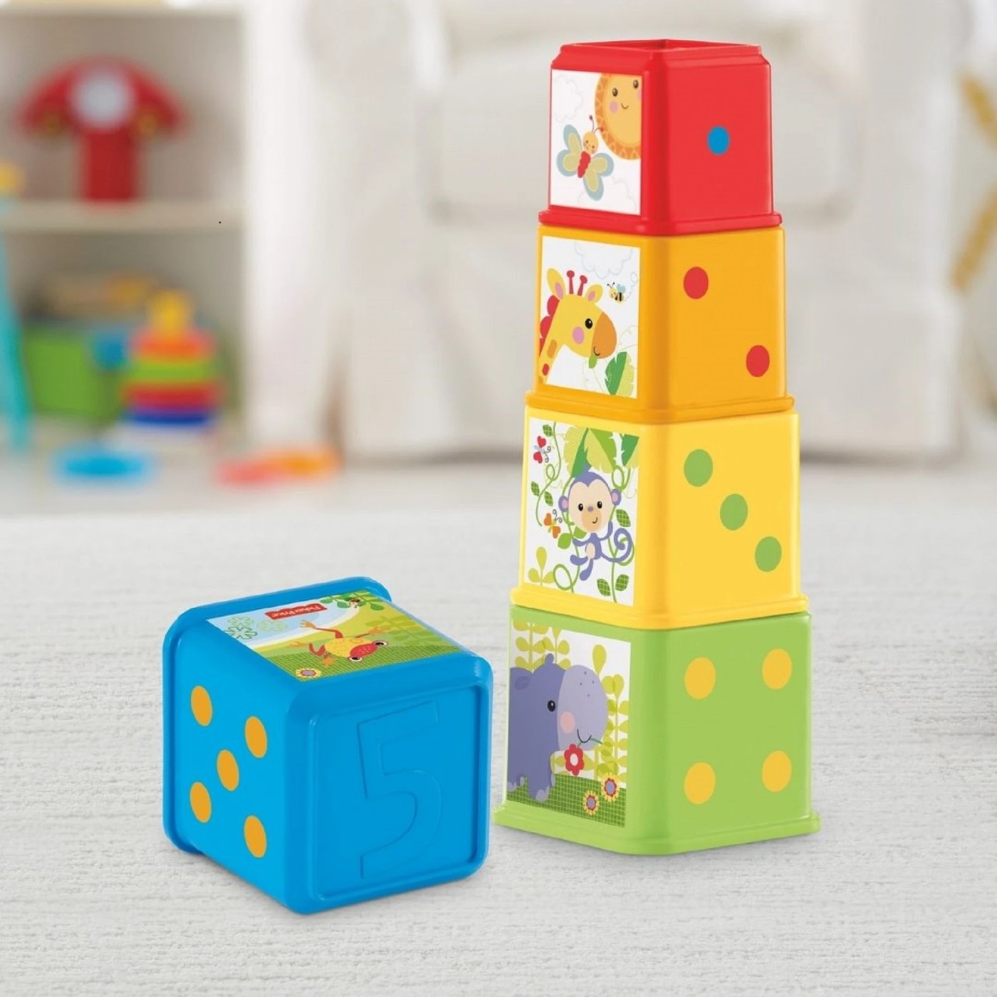 Fisher price deals stacking blocks