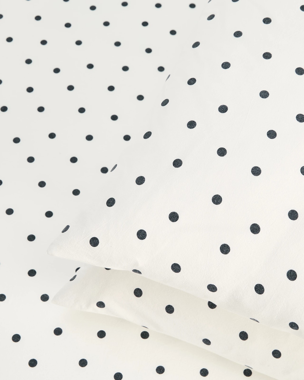 Arlo Polka Dot Stonewash Cotton Fitted Sheet 3 of 5
