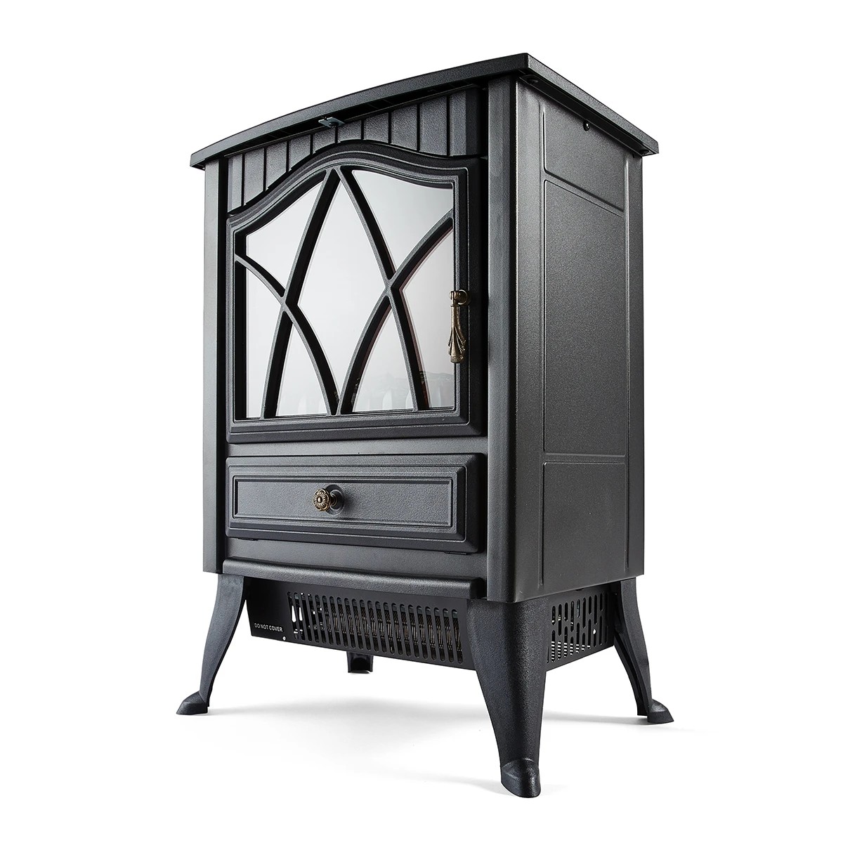 Anko Flame Effect Fireplace Heater - Black 4 of 6