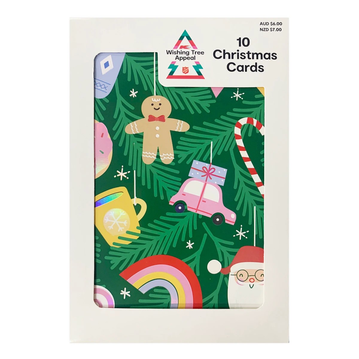 Wishing Tree 10 Pack Christmas Cards - Assorted 4 of 6