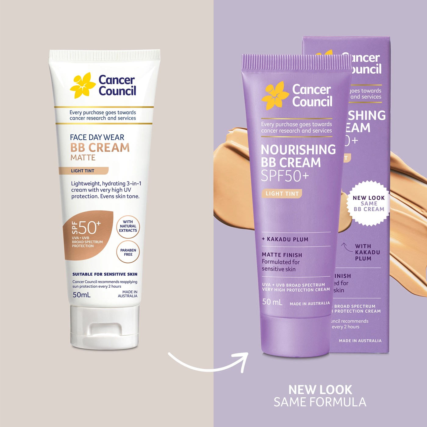Cancer Council Nourishing SPF 50+ BB Cream 50ml - Light Tint, Kakadu Plum 3 of 6