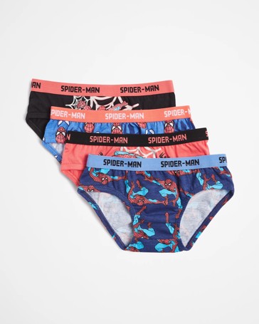 Spider-Man Boys Underwear Briefs 4 Pack