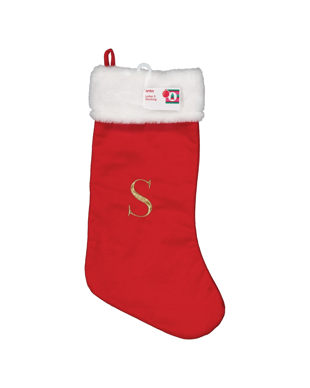 Anko Letter S Stocking 4 of 4