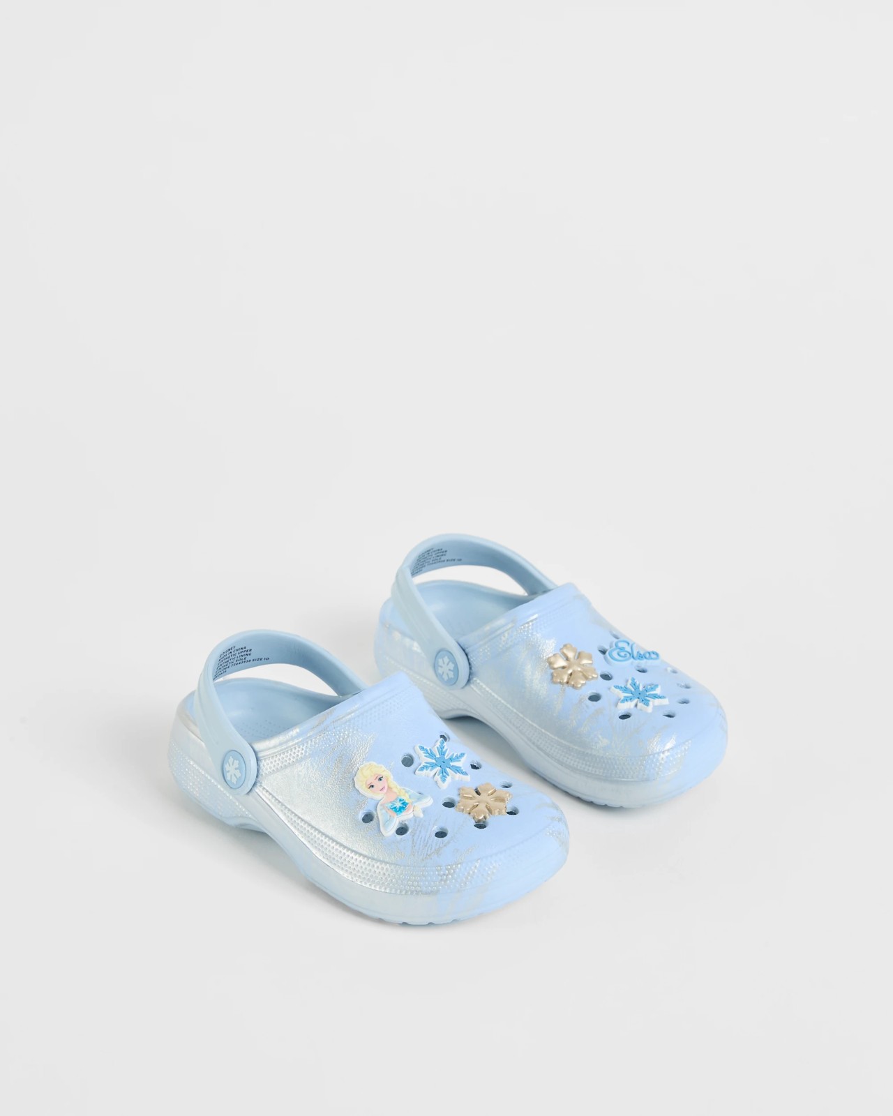 Disney Princess Baby First Walker/Junior Icon Clogs - Frozen Blue 2 of 3