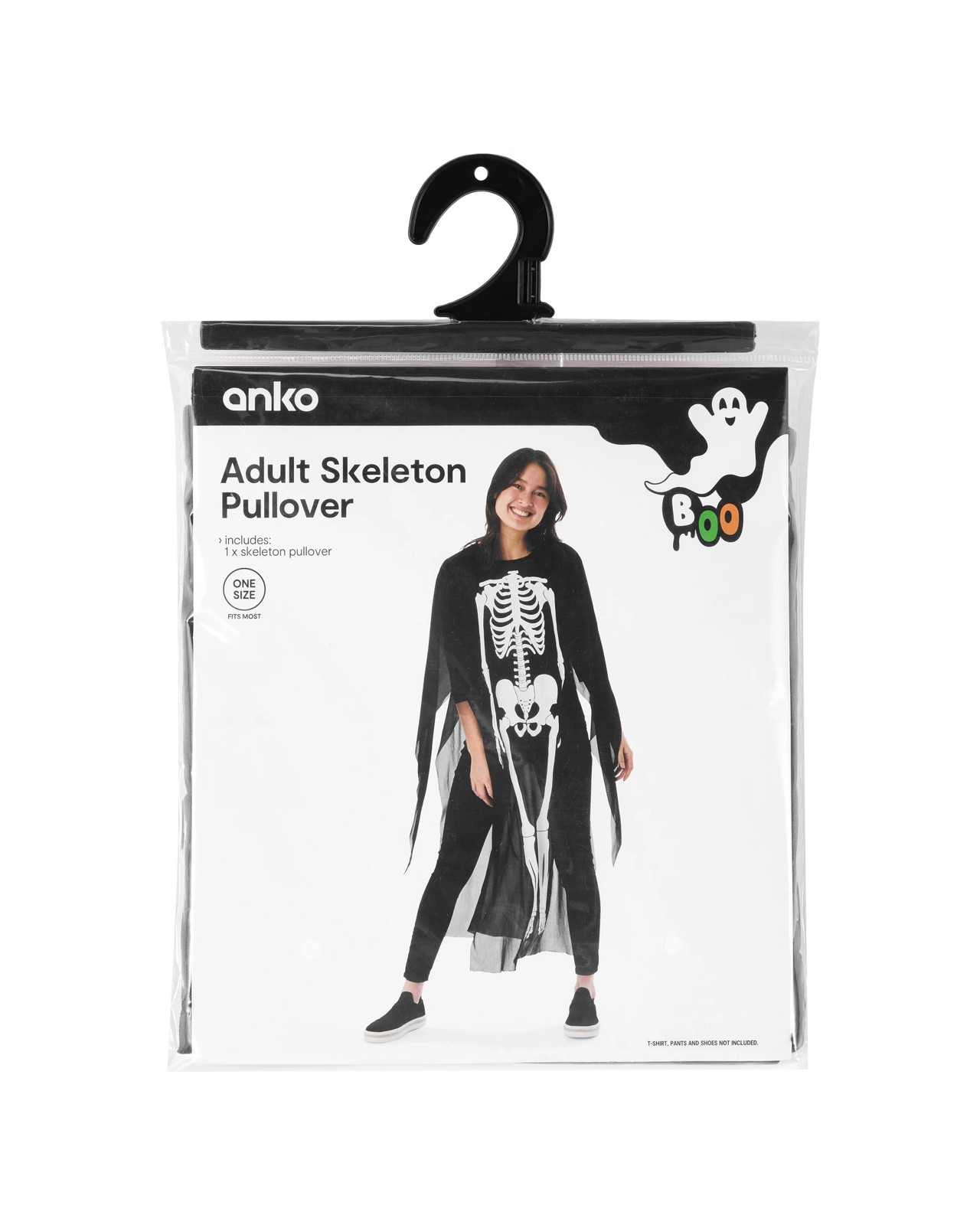 Skeleton Pullover Costume - Adult 3 of 4