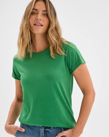Relaxed Fit Crew Neck T-Shirt