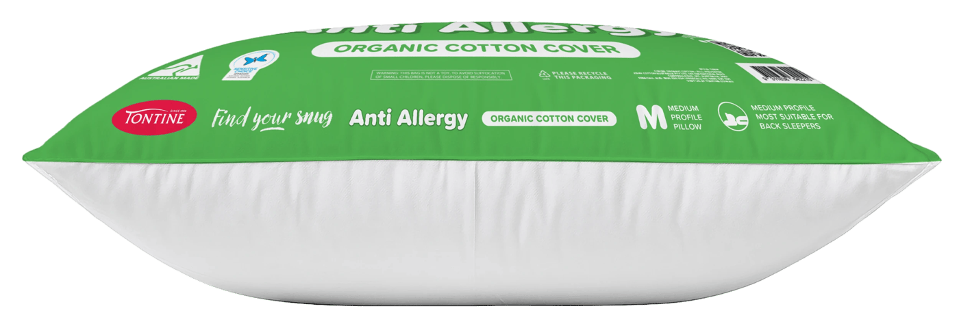 Tontine Organic Cotton Anti Allergy Pillow 5 of 5