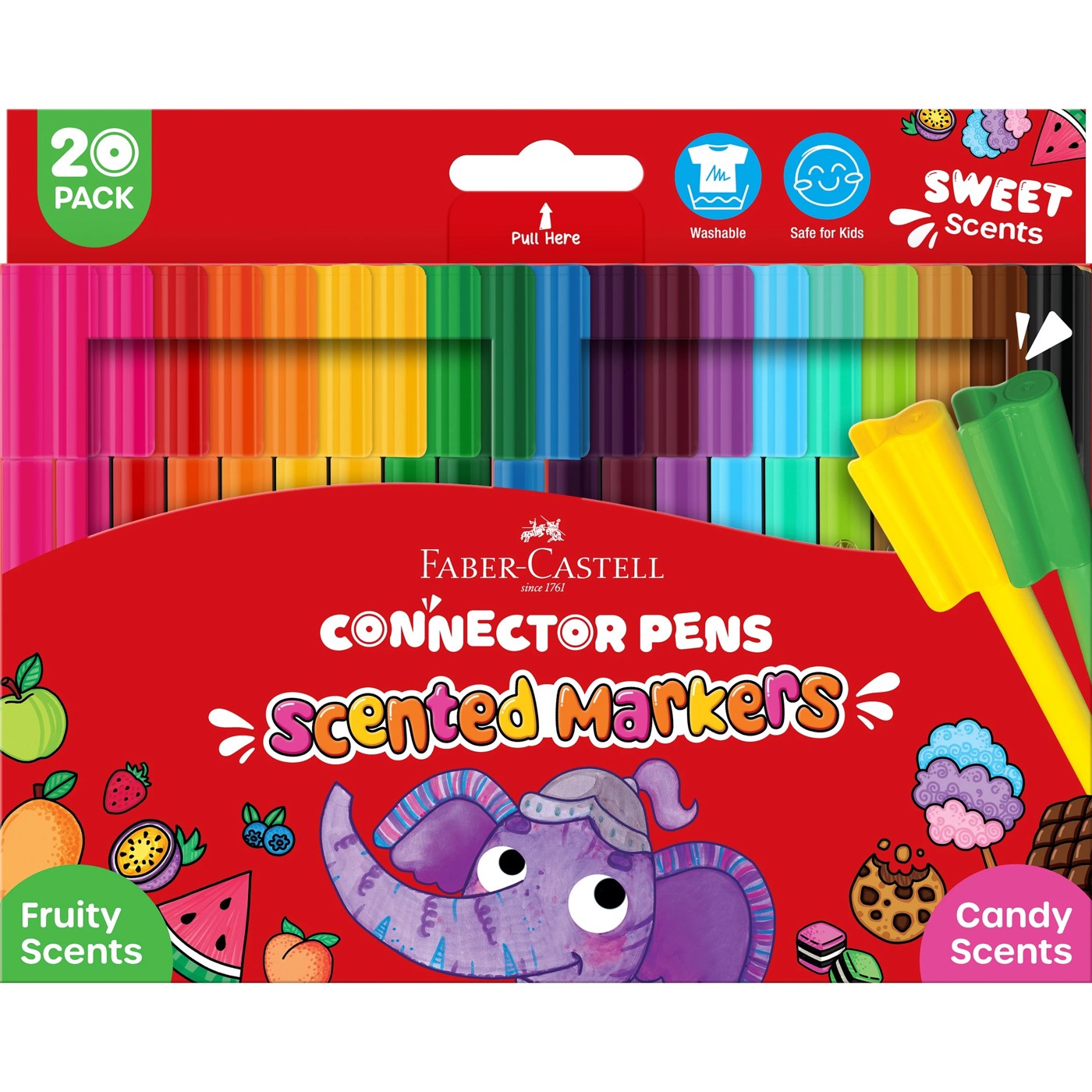 Faber-Castell Scented Connector Pens - Pack 20 2 of 5