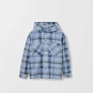 Polar Fleece Long Sleeve Hooded Shirt