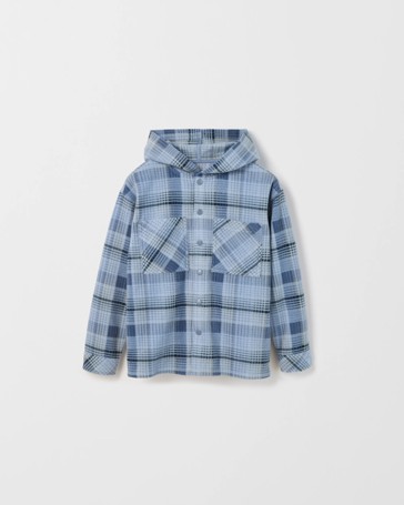 Polar Fleece Long Sleeve Hooded Shirt