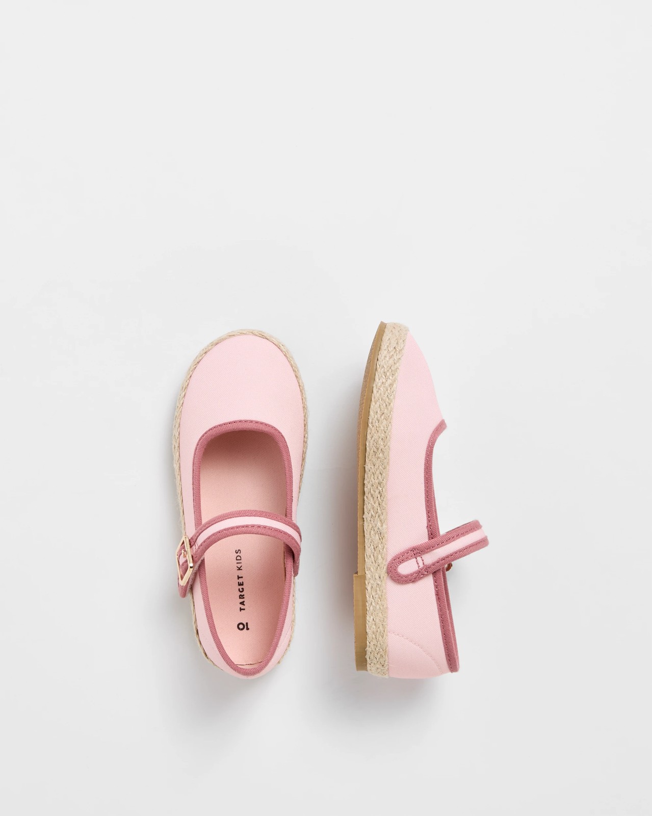 Mary Jane Espadrille Flats - Pink 3 of 3