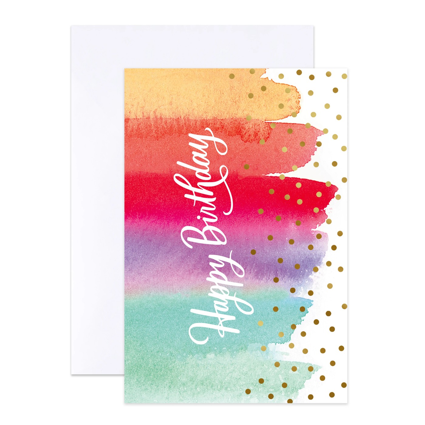 12 Pack Hallmark Birthday Cards - Watercolour 6 of 6