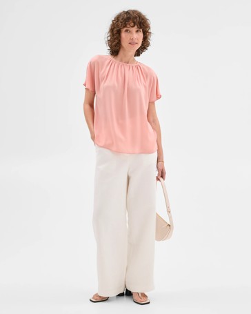 Gathered Neck Blouse - Preview