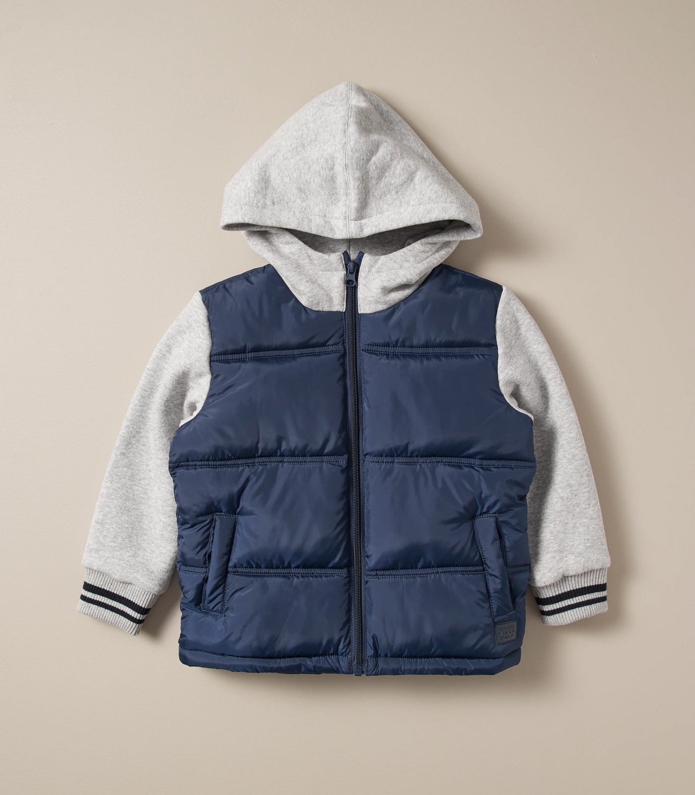 Fleece Sleeve Puffa Jacket 3 of 5