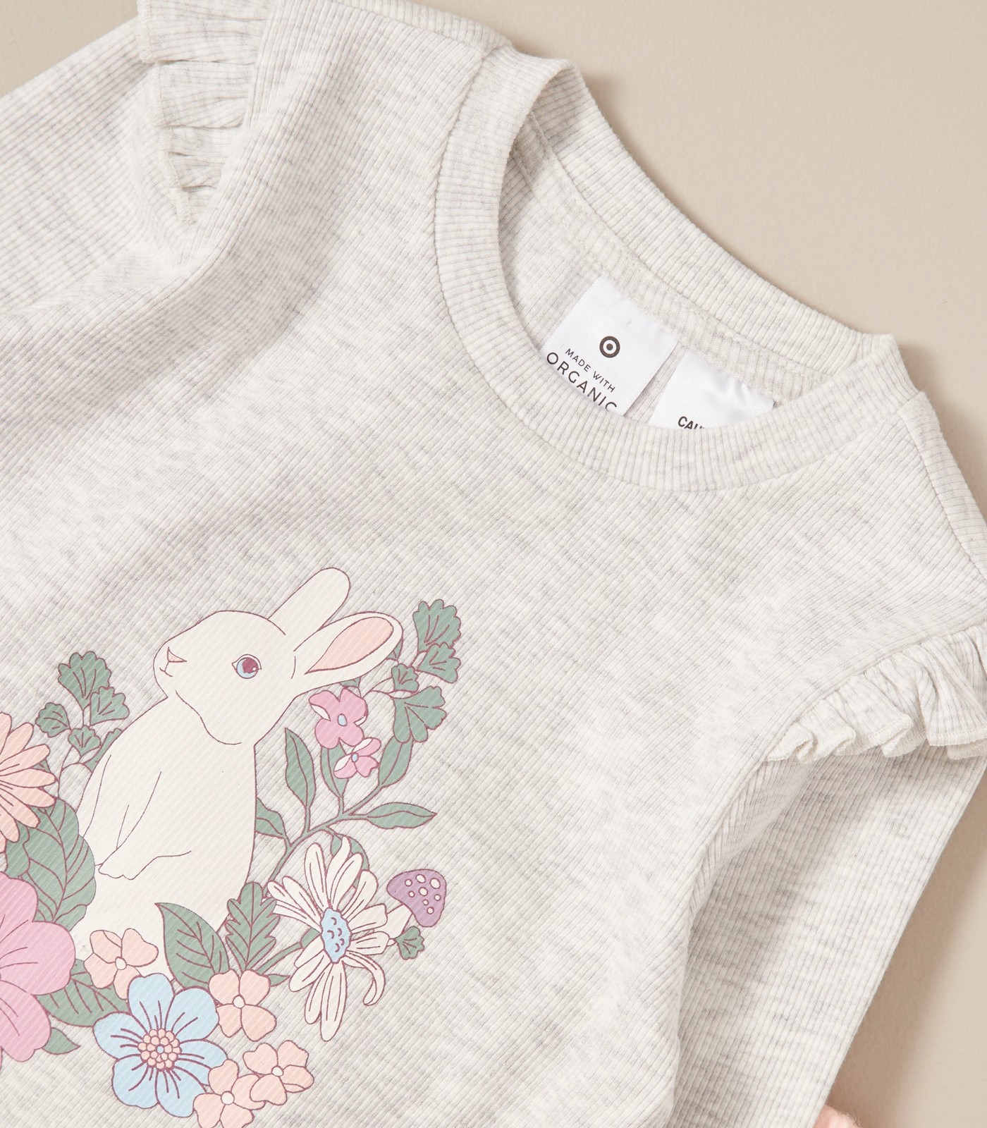 Organic Cotton Rib Bunny Pyjama Set 3 of 5