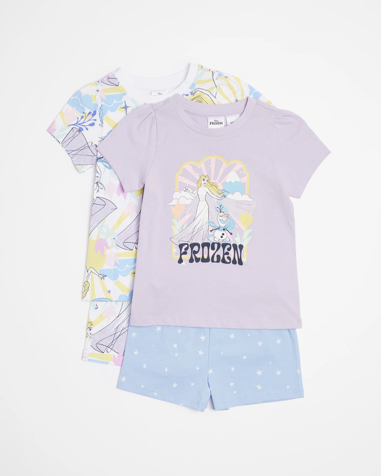 Disney Frozen Cotton Pyjama Sets 2 Pack Target Australia