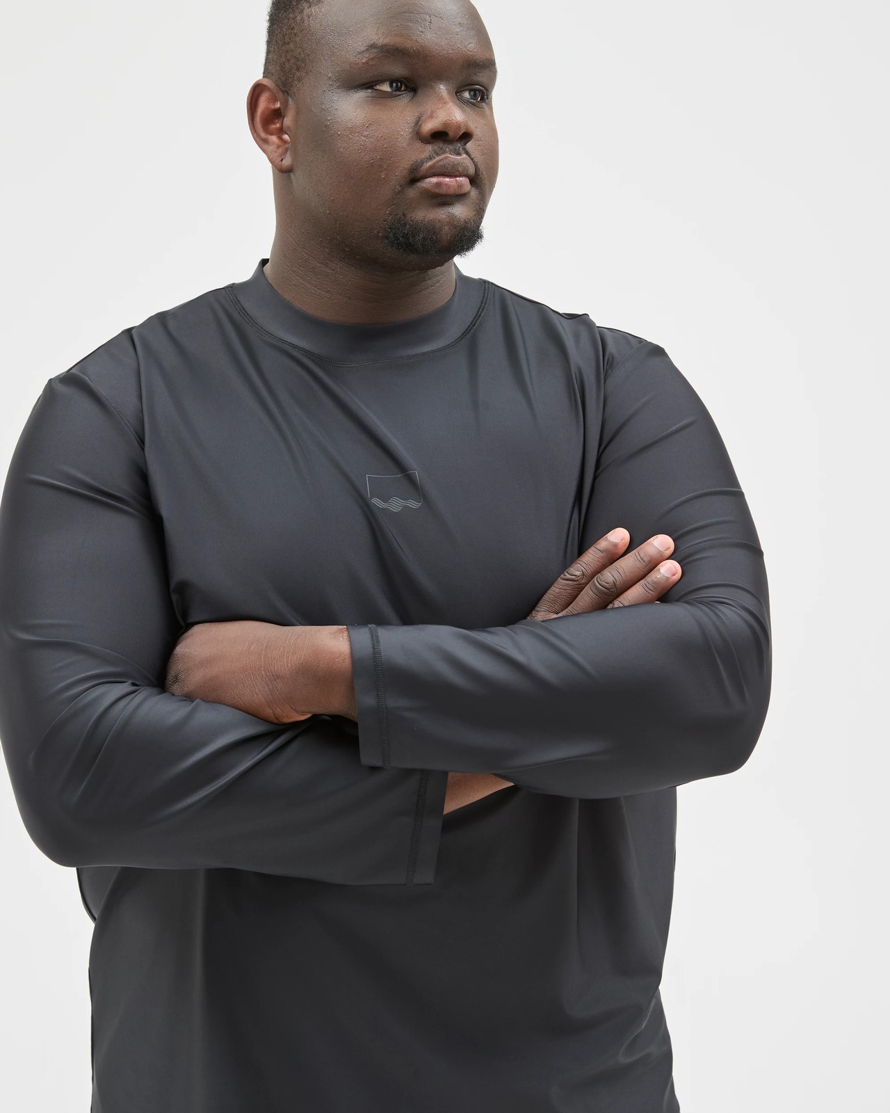 Plus Size Long Sleeve Swim Rash Vest 4 of 5
