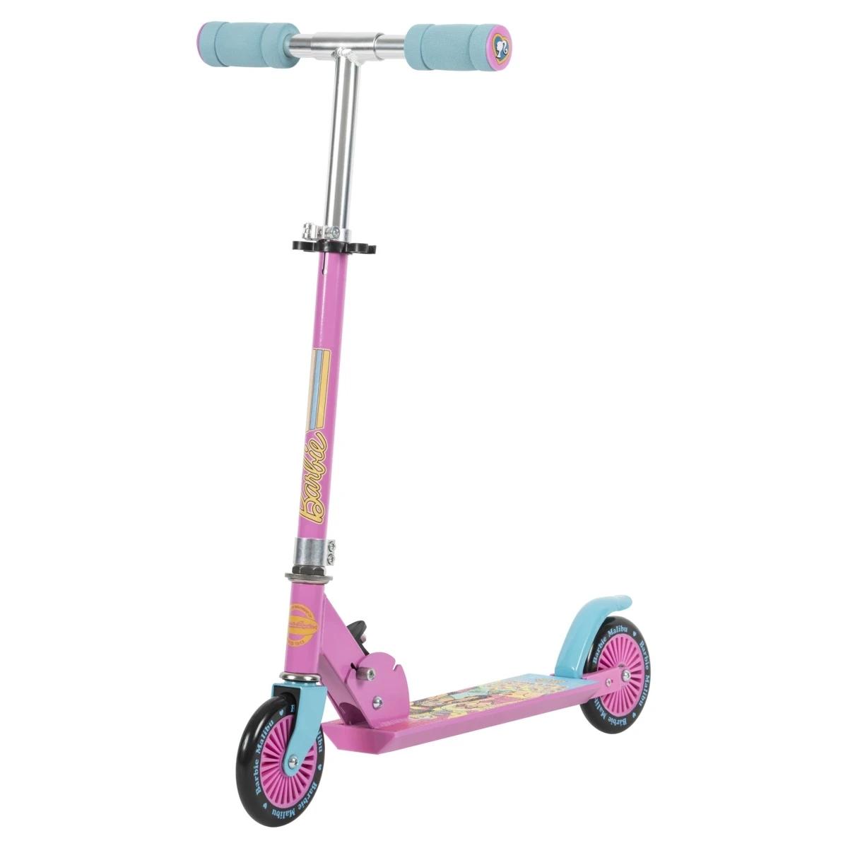 Pink discount barbie scooter