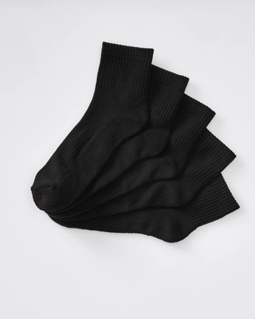 Maxx 5 Pack Quarter Crew Sport Socks
