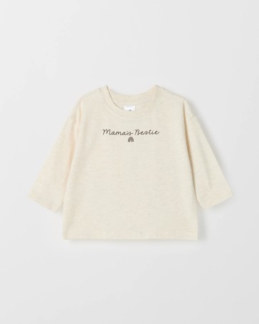 Baby Organic Cotton Long Sleeve Print T-Shirt