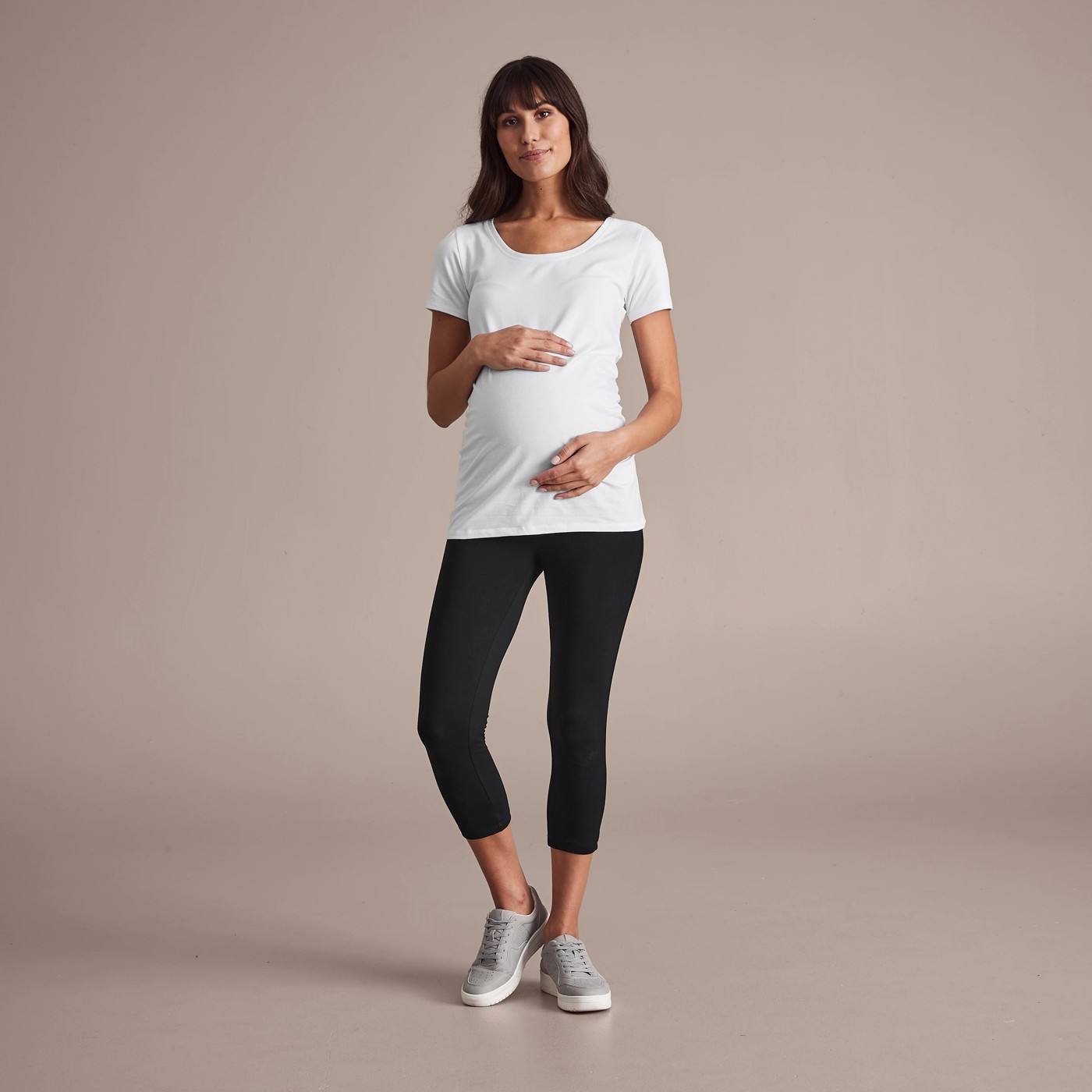 Maternity Organic Cotton 3/4 Length Leggings 6 of 6