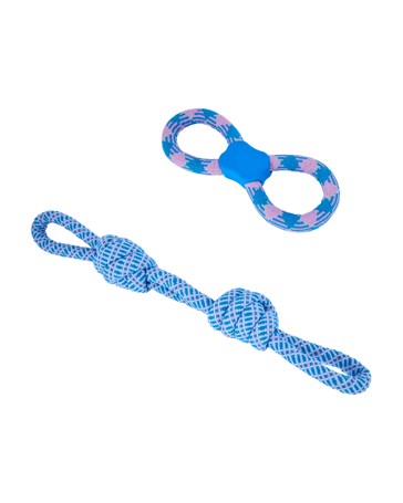 Anko Tough Rope Tug Toy - Assorted