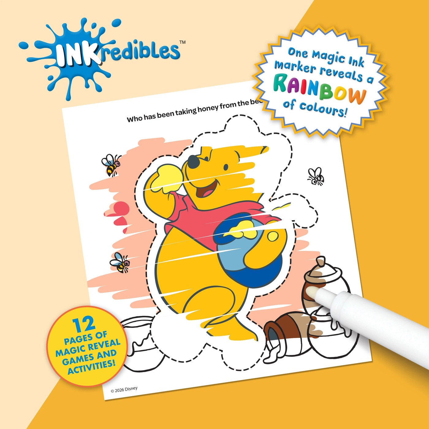INKredibles Disney Pixar Mess Free Magic Ink Pictures - Book 3 of 5