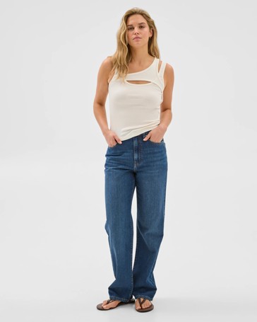 Australian Cotton Double Layer Ribbed Tank Top - Lily Loves