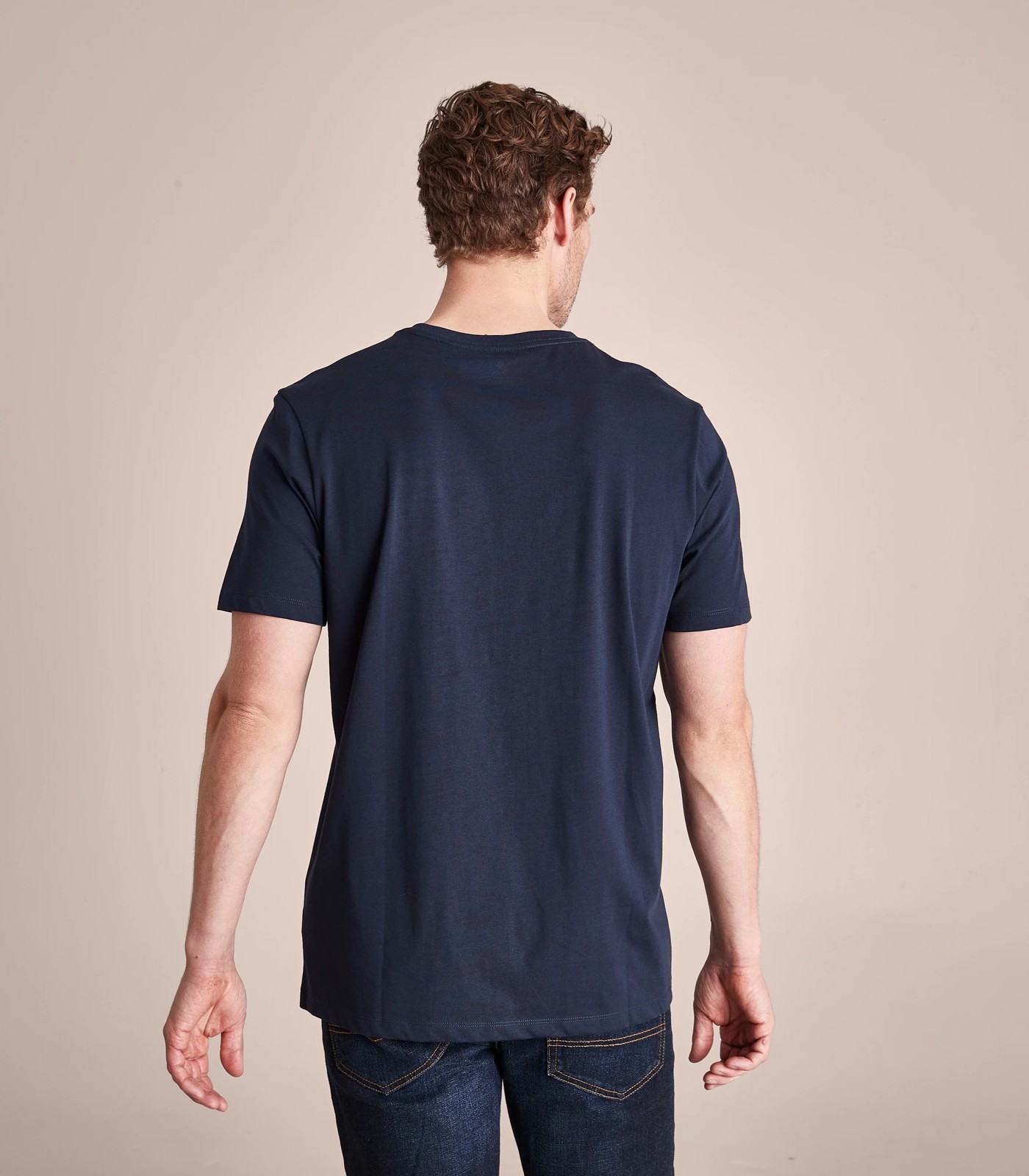 Supima Cotton T-Shirt - Navy Blue | Target Australia