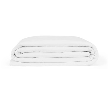 Low Warmth Summer Cotton Quilt  Single Bed  White - Anko