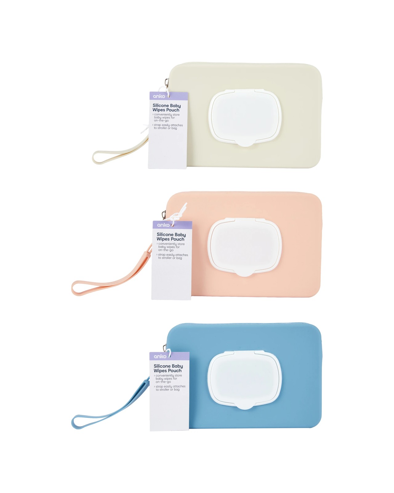 Anko Silicone Baby Wipes Pouch- Assorted 5 of 5